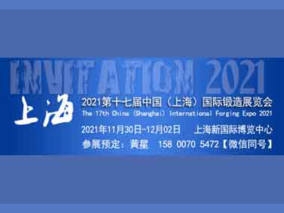锻件展|法兰环件展|2021第十七届中国(上海)国际锻造展览会